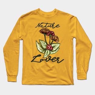 Nature Lover Wildflowers Long Sleeve T-Shirt